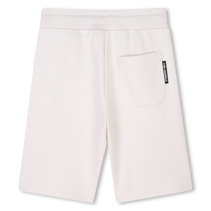 Elasticated cotton Bermudas KARL LAGERFELD KIDS 
                        BOY