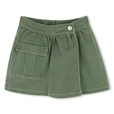 Cotton skort KENZO KIDS GIRL