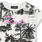 Short sleeve dress KARL LAGERFELD KIDS 
                    GIRL