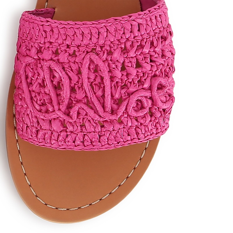 BRAIDED SLIDES CHLOE 
                        GIRL