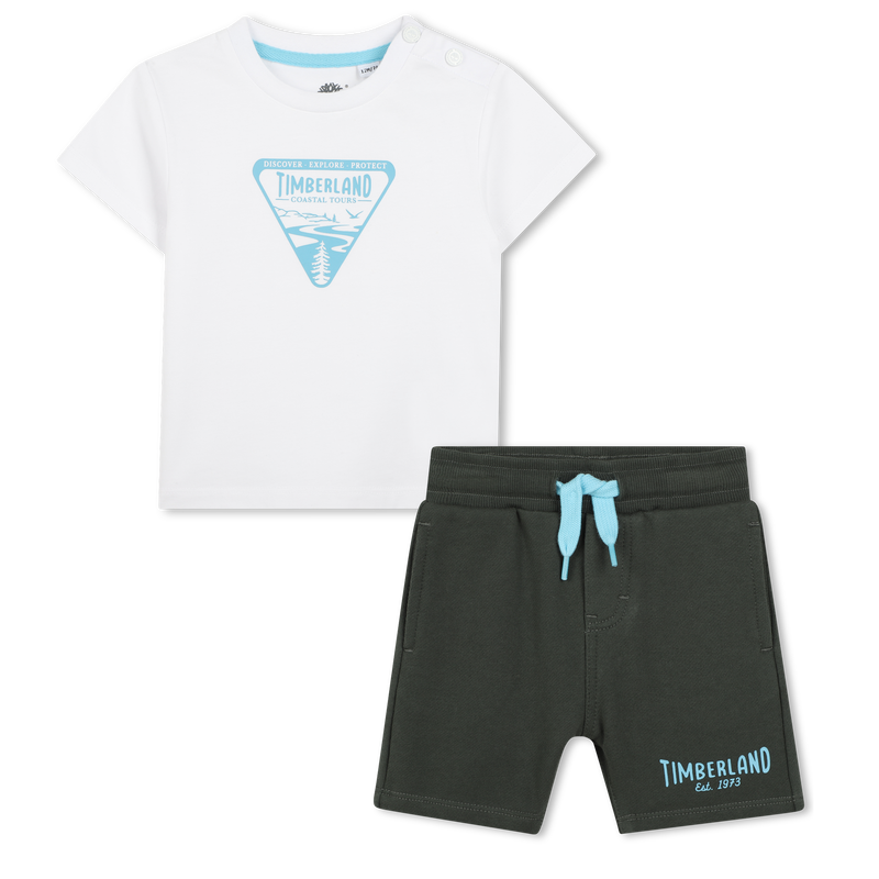 T-shirt and shorts outfit TIMBERLAND 
                        BOY