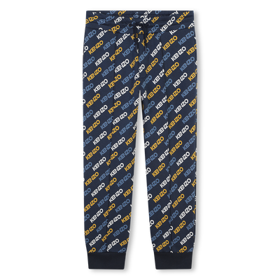 Printed jogging trousers KENZO KIDS BOY