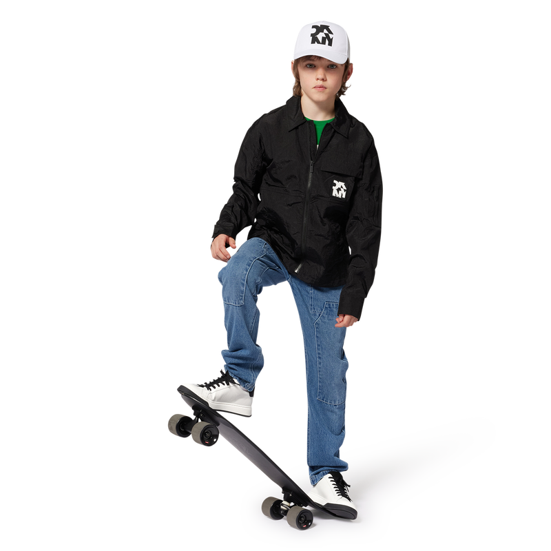 Water-repellent zipped jacket DKNY 
                        UNISEX