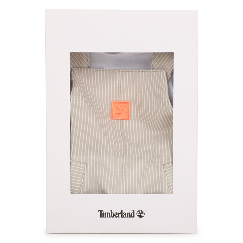 OVERALLS AND T-SHIRT SET TIMBERLAND 
                        BOY