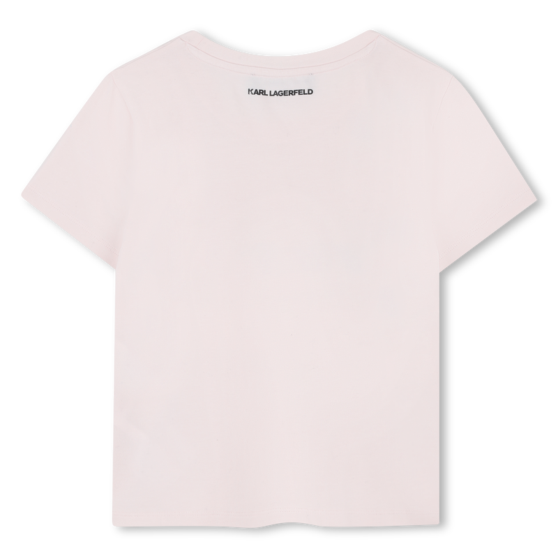 Short-sleeved T-shirt KARL LAGERFELD KIDS 
                        GIRL