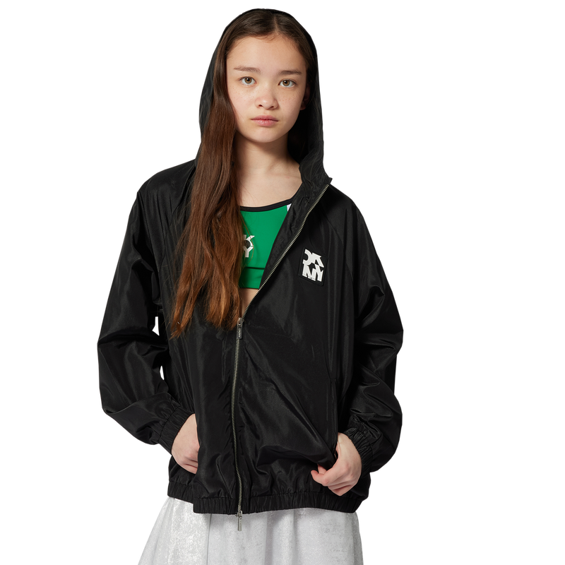 Hooded water-repellent jacket DKNY 
                        GIRL
