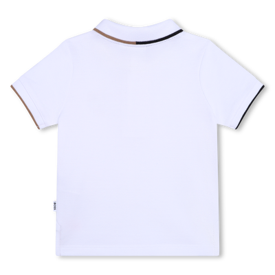 Striped cotton polo BOSS BOY