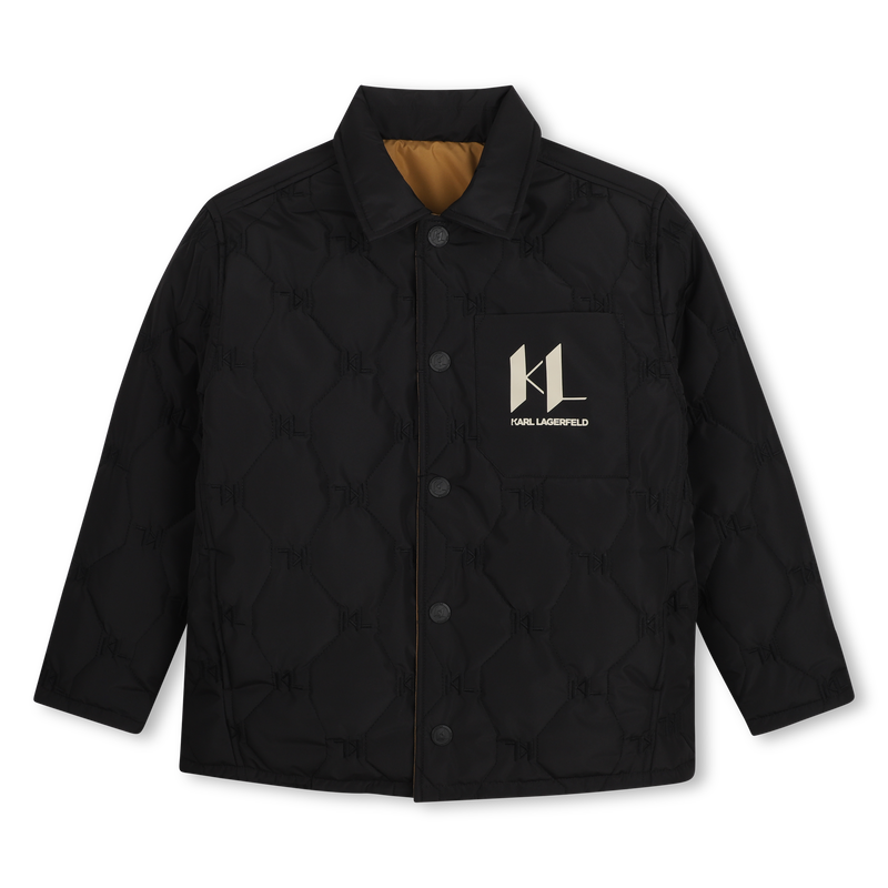 Reversible down jacket KARL LAGERFELD KIDS 
                        BOY