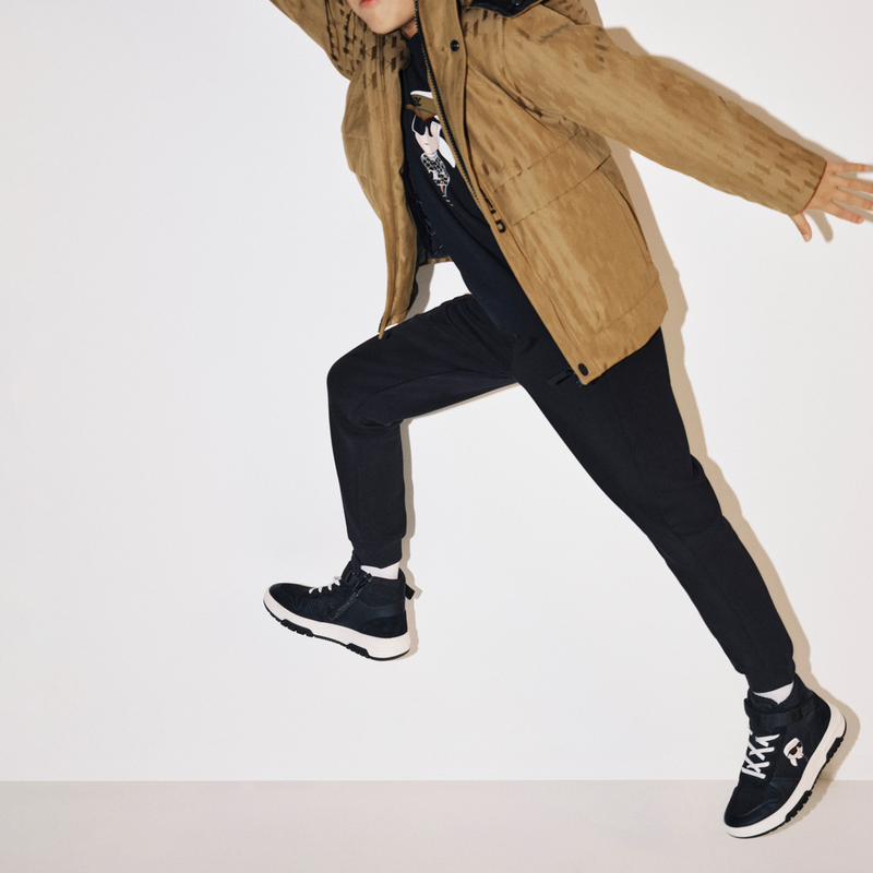 Press-stud jogging bottoms KARL LAGERFELD KIDS 
                        BOY