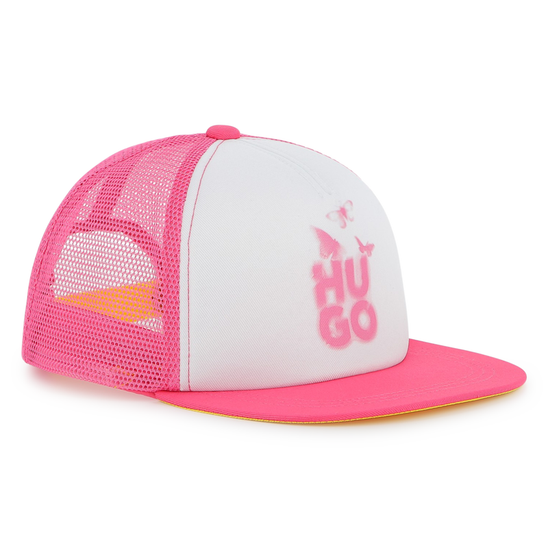 Adjustable bi-material cap HUGO 
                        GIRL