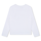 Long-sleeved cotton T-shirt MICHAEL KORS 
                    GIRL