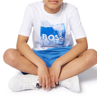 Plain fleece Bermuda shorts BOSS 
                    BOY