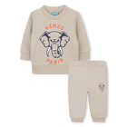 Sweatshirt and pants set in fleece KENZO KIDS 
                    UNISEX