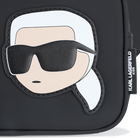 Fanny pack in rubber-effect coated textile KARL LAGERFELD KIDS 
                    BOY