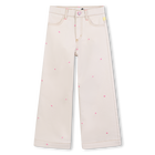 Cotton trousers with hearts BILLIEBLUSH 
                    GIRL