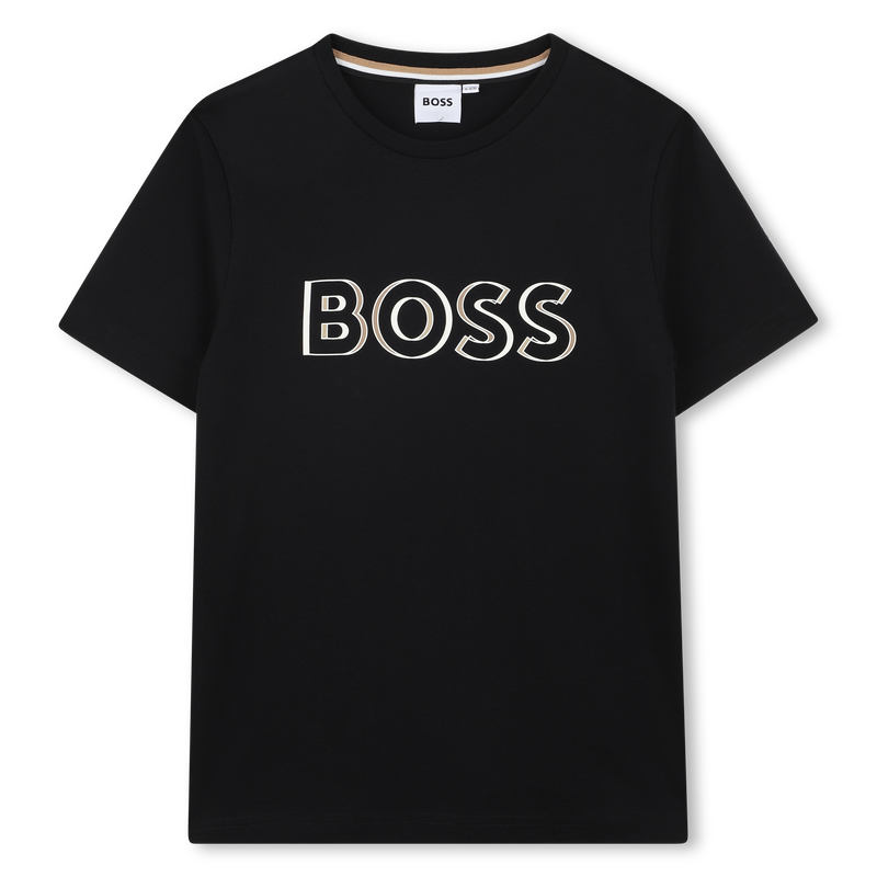Short-sleeved cotton T-shirt BOSS 
                        BOY