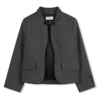 Striped jacket with fancy collar ZADIG VOLTAIRE 
                    GIRL