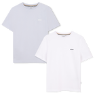 Set of 2 t-shirts, PALE BLUE  WHITE, hi-res