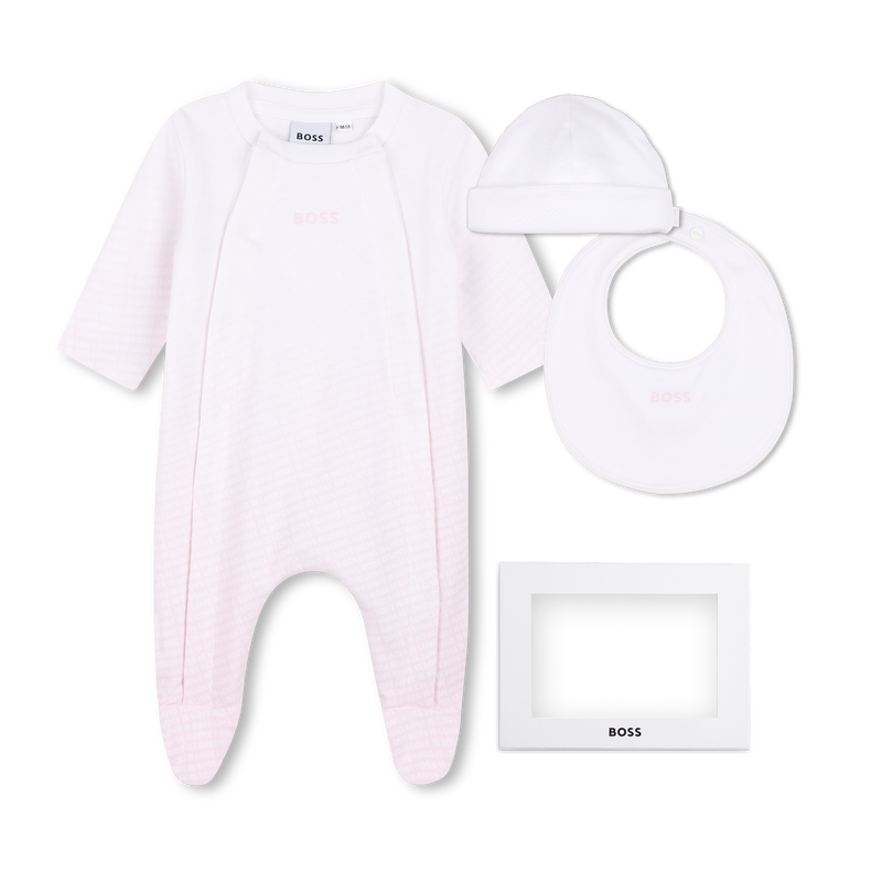 Pyjama set, hat, and bib BOSS 
                        GIRL
