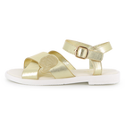 Cowhide leather sandals KARL LAGERFELD KIDS 
                    GIRL