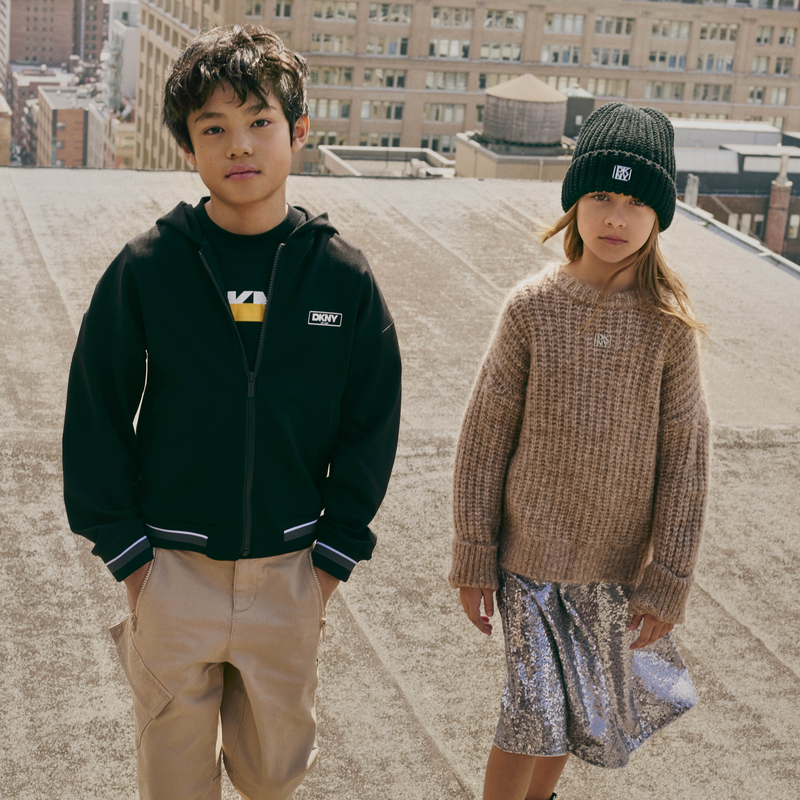 Hooded cardigan DKNY 
                        UNISEX