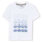 Short-sleeved t-shirt, WHITE, hi-res