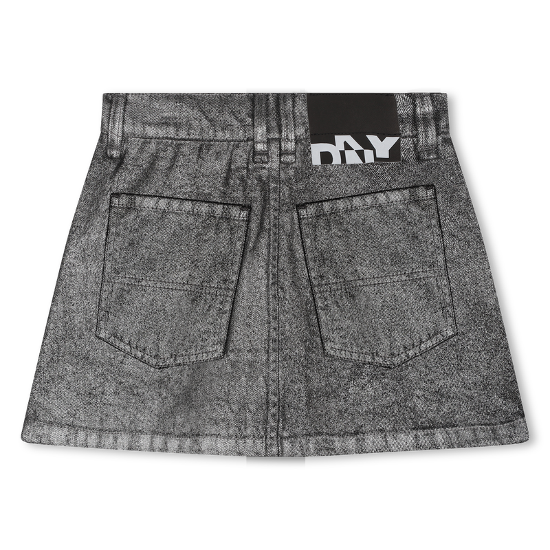 Cotton Denim Skirt DKNY 
                        GIRL