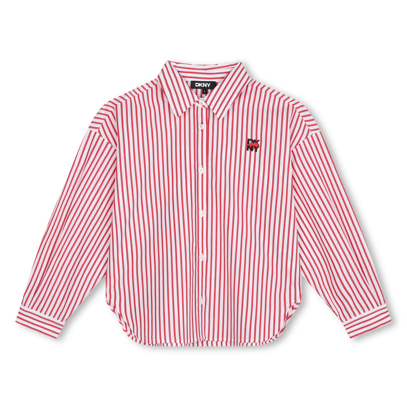 Printed striped shirt DKNY 
                        GIRL