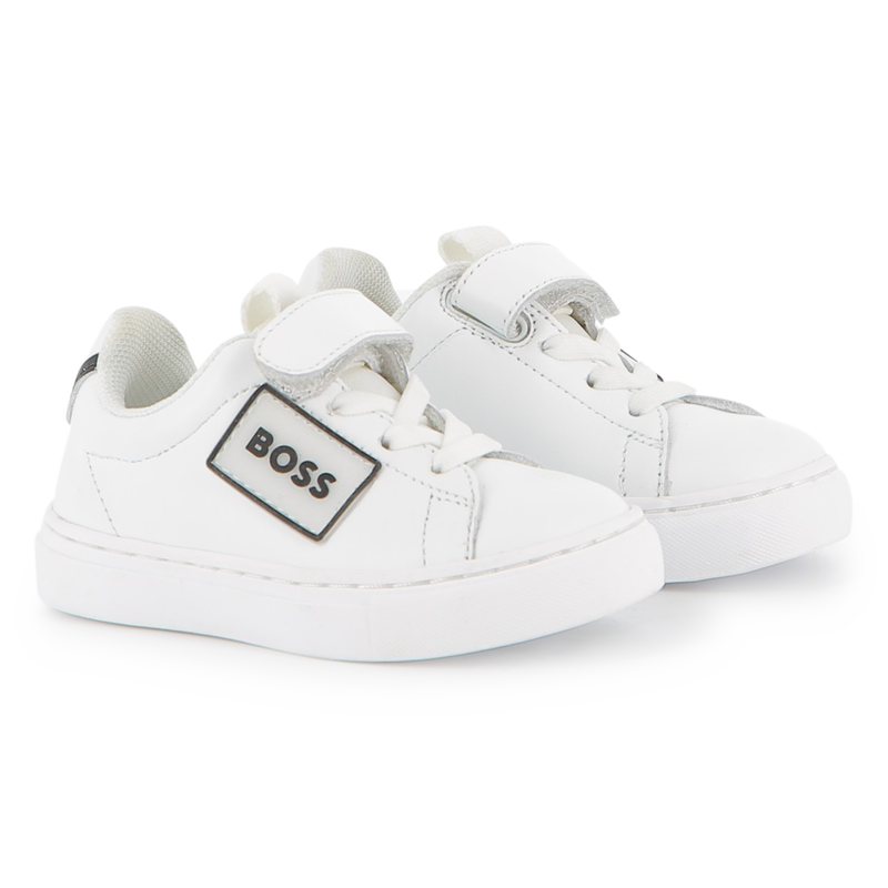Cowhide leather sneakers BOSS 
                        BOY