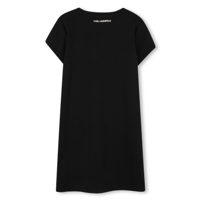 SHORT SLEEVE DRESS KARL LAGERFELD KIDS GIRL