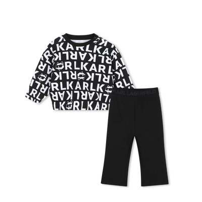 Sweatshirt and pants set KARL LAGERFELD KIDS GIRL