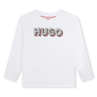 T-shirt with logo print HUGO 
                    GIRL