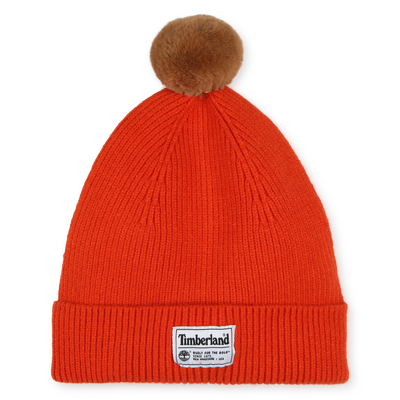 Knitted pompom hat TIMBERLAND BOY