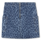 Leopard print denim skirt ZADIG VOLTAIRE 
                    GIRL