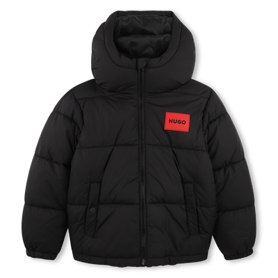 Hooded down jacket HUGO BOY