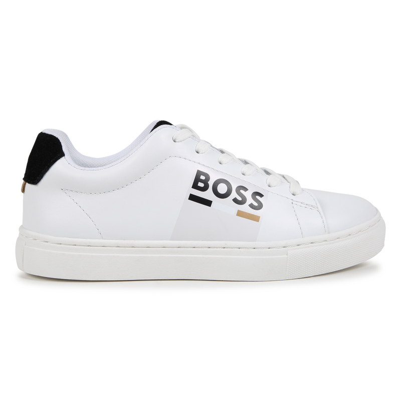 Lace-up leather trainers BOSS 
                        BOY