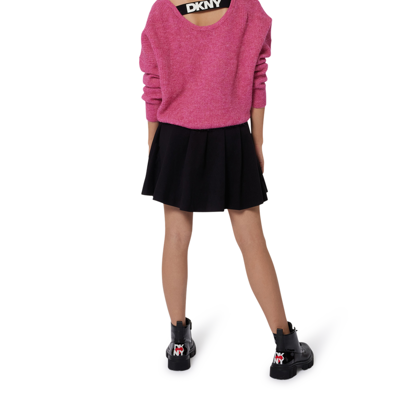 Elasticated Pleated Skirt DKNY 
                        GIRL