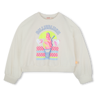 Cotton fleece sweatshirt BILLIEBLUSH 
                    GIRL