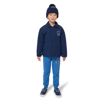 Press-stud fastening jacket KENZO KIDS BOY
