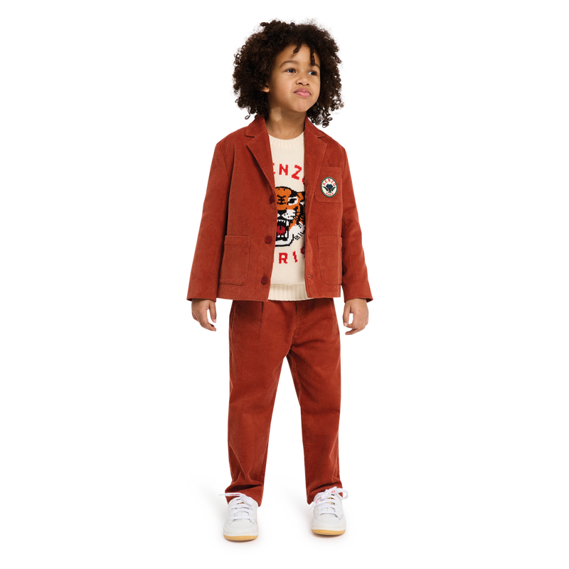 Corduroy suit jacket KENZO KIDS 
                        BOY