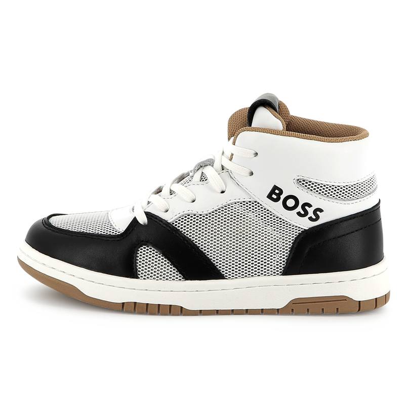Hi-top lace-up trainers BOSS 
                        BOY
