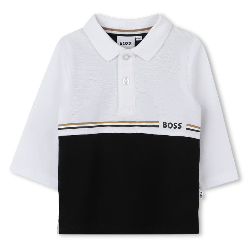 Long-sleeved polo shirt BOSS 
                        BOY