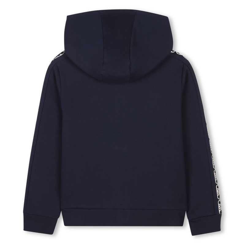 Hooded fleece cardigan MICHAEL KORS 
                        GIRL