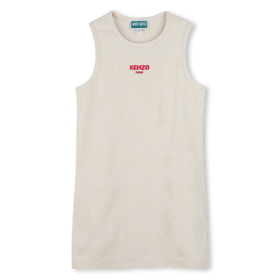 Terry-towelling dress KENZO KIDS GIRL