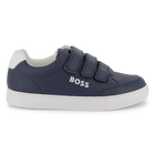 Cowhide leather sneakers BOSS 
                    BOY