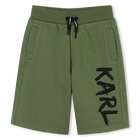 Cotton bermuda shorts, DILL, hi-res