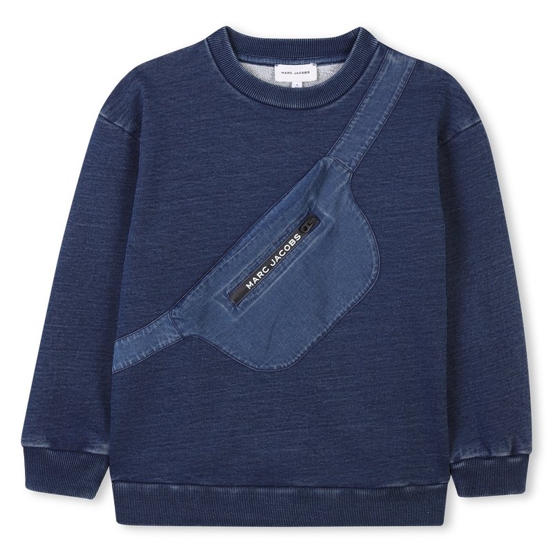 Printed fleece sweatshirt MARC JACOBS 
                        BOY