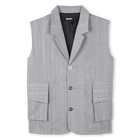 Sleeveless striped jacket DKNY 
                    GIRL