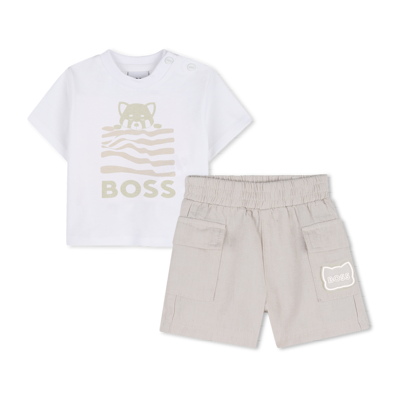 T-SHIRT + SHORTS SET BOSS 
                        BOY