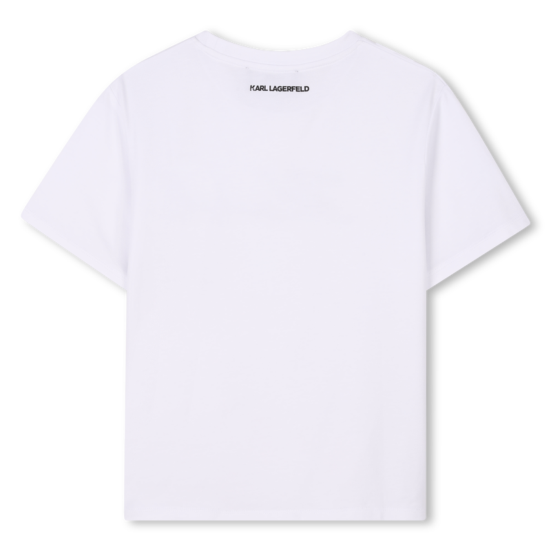 T-shirt with sequins KARL LAGERFELD KIDS 
                        GIRL